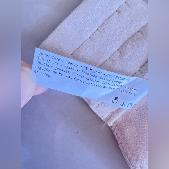 Womens Body Briefer 40D Firm Control Strapless Nude Shapewear FL1256 - Picture 9 of 16